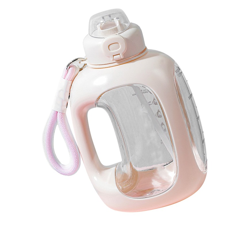 1500ml Sports Water Bottle Large Capacity ABS Coated Portable Handheld