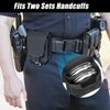NEXT STATION Double Handcuff Pouch,MOLLE Handcuff Holster fits Multiple Cuffs,Handcuff