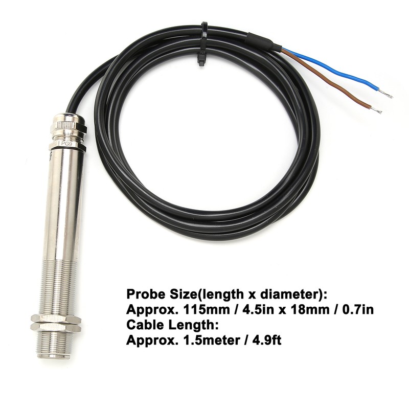Temperature Sensor Probe Online Fixed Infrared Thermometer 1.5meter Cable 24VDC