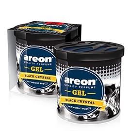 AREON Lufterfrischer Gel CAN Auto Duft Duftdose Raumduft Erfrischer Autolufterfrischer (Black Crystal)