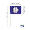 JBCD Virginia Toothpick Flag Mini Small Cupcake Topper Flags, 100