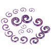 YOFANST Acrylic Ear Stretching Kit Spiral Tapers Gauges Expander 14G-00G
