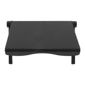 Gorise 2 TV Top Shelf Monitor Screen Adjustable Computer Stand For Cable Box Router And Home Decor Black