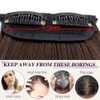 XFSRG Clip-In Real Hair Extensions, One Piece, Invisible Clip-In Extensions,