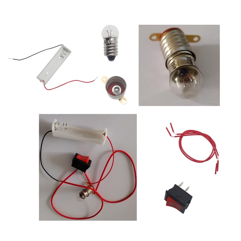 FDXGYH 1 Pack Electrical Circuit Experiment Kit DIY Circuit Experiment