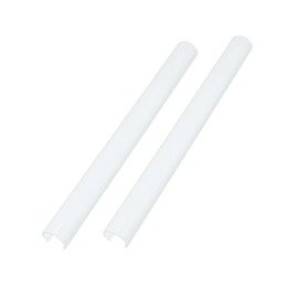 REPAIROCK 2pcs Grille Insert Trims Stripes Plastic for Auto White 12.6"x1.18" Auto Replacement Parts