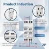 Manual Transfer Switch ATS 2P 63A 240V 2 Position Switch