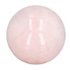 Okuyonic Esfera de Cuarzo Rosa, Tamaño de Palma, 4 Piezas,