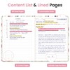 Lined Journal Notebook for Women & Men, Hardcover Leather Journal