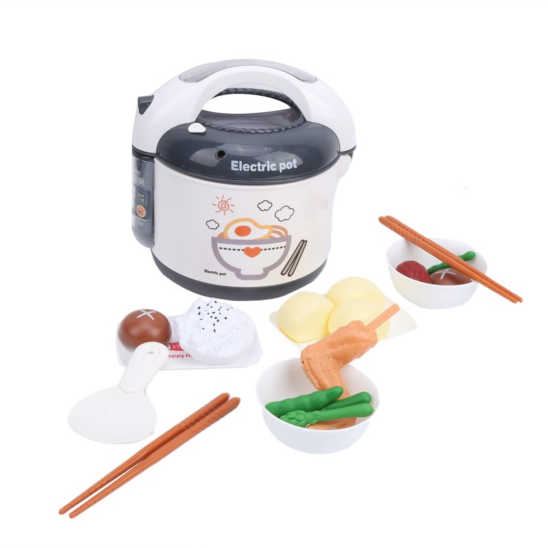 Kids Rice Cooker Toy Plastic Simulation Children Kitchen Cooking Appliances