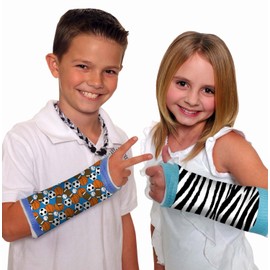 Shrinkins The Healing Art Washable Removable Cast Decorating Cover Kit~ Fun, Fashionable Creative Shrink Wrap Decorations for Arm & Leg Casts ~ Uses No Adhesive - Adult & Child