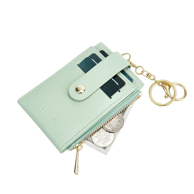 Cynure Women & Men Leather RFID Blocking Card Holder Slim