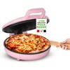 NutriChef Countertop Pizza Maker | 1500W Non-Stick Electric Pizza Cooker