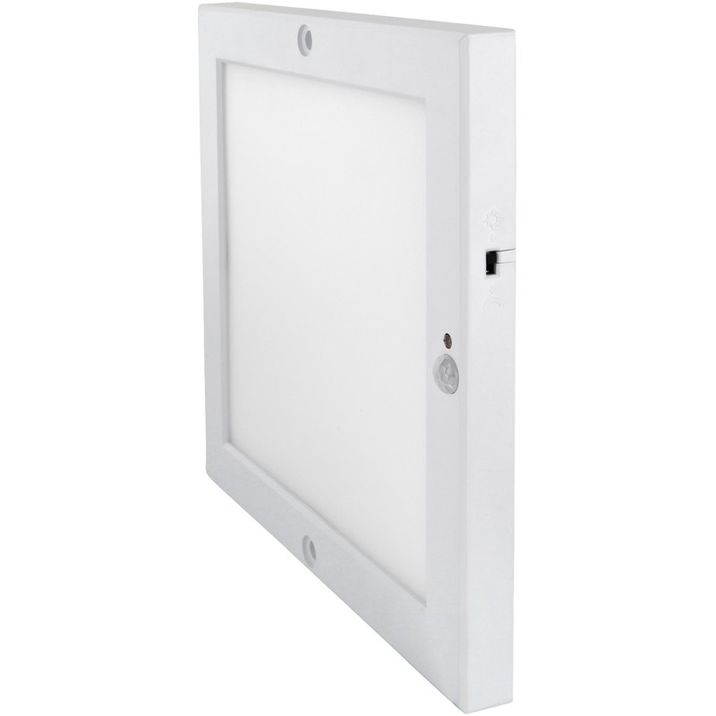 LED Sensor Panel Ceiling Light, 18W, warmwhite 3000K