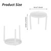 500Pcs Pizza Saver Stand, White Plastic Tripod Stack for Restaurant