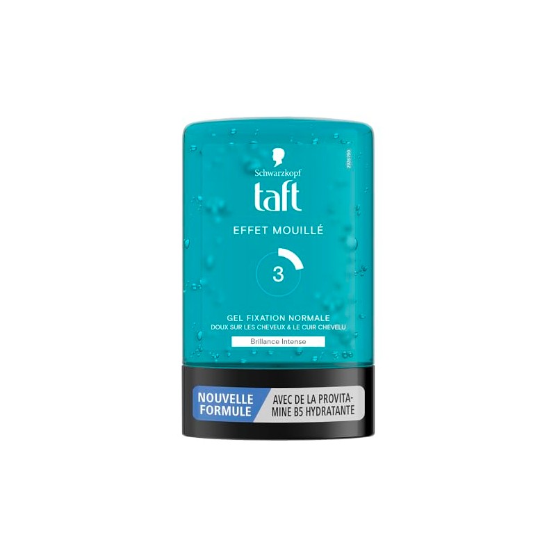Schwarzkopf Taft Hairdressing Gel, Wet Effect, Intense Shine, Normal Fixation,