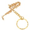 Cute Saxophone Pendant Keychain Portable Funny Brass Miniature Saxophone Musical