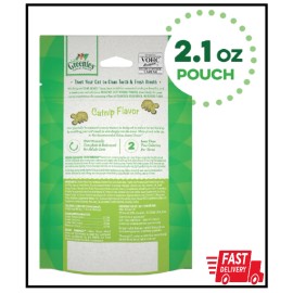 Does Not Apply Greenies FELINE GREENIES Adult Natural Dental Care Cat Treats, Catnip Flavor, 2.