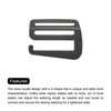 sourcing map Metal G Hooks Webbing Buckles, 4Pcs 1.5" 38mm