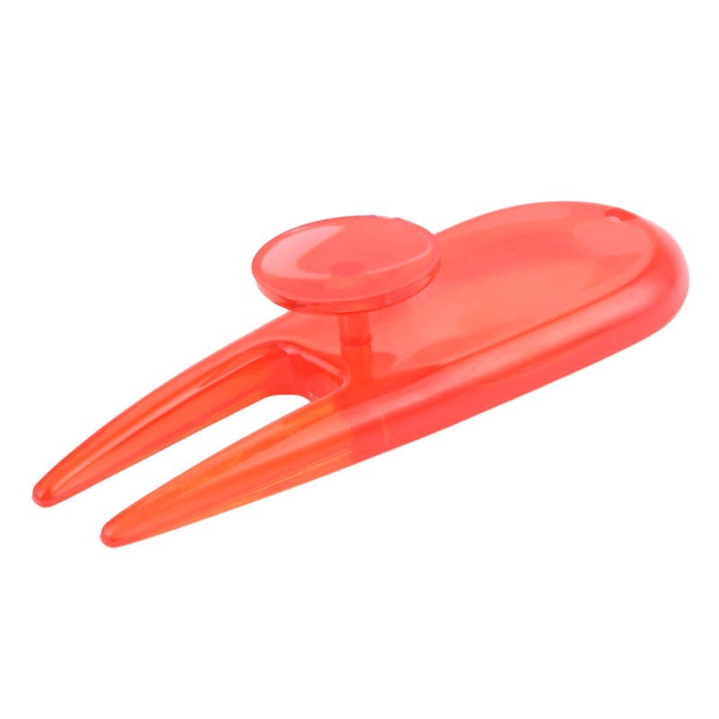 Golf Ball Marker Divot Tool Plastic Pitch Green Golfer Repair