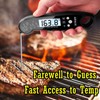 DUYKQEM Instant Read Digital Meat Thermometer (2 Pack) Waterproof Kitchen