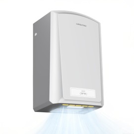 Commercial Hand Dryer for Bathroom, 1100W 110V Automatic Electric Hand Dryers, Low Noise 65dB High Speed 10s Dry, Wall Mounted ADA Compliant Silver ABS Cover for Restroom Office Restaurant