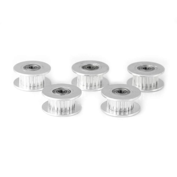 Walfront 3D Printer Accessories, Pack of 5 2GT Aluminium Timing