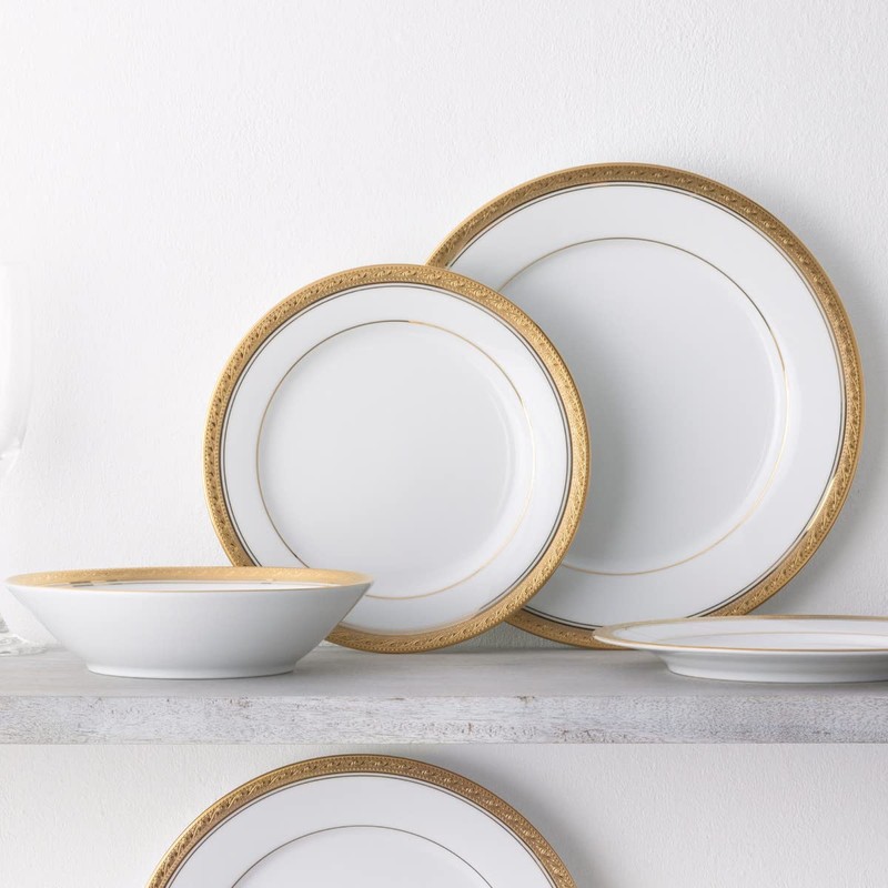 Noritake Crestwood Gold 12-Piece Set, Service for 4