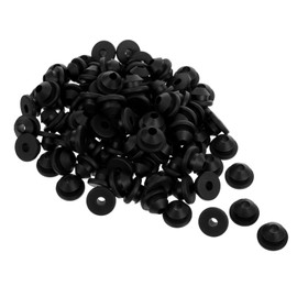 Mipcase 100Pcs Rubber Cable Grommets for Metal Posts Hole Protective Sleeves Weatherproof Wire Protector for Indoor Outdoor Use Durable Wear Resistant Cable Sleeves