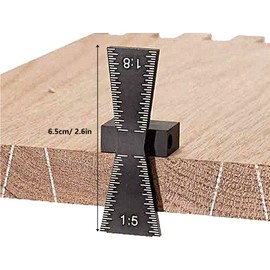 Dovetail Marking Jig 1:5 1:8 Dovetail Marking Gauge Dovetail Marking Gauge with Scale for DIY Wood Joints Hand Cut Joints Woodworking