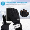 Durio Waterproof Gloves Men Women Touchscreen Ski Gloves Thermal Gloves