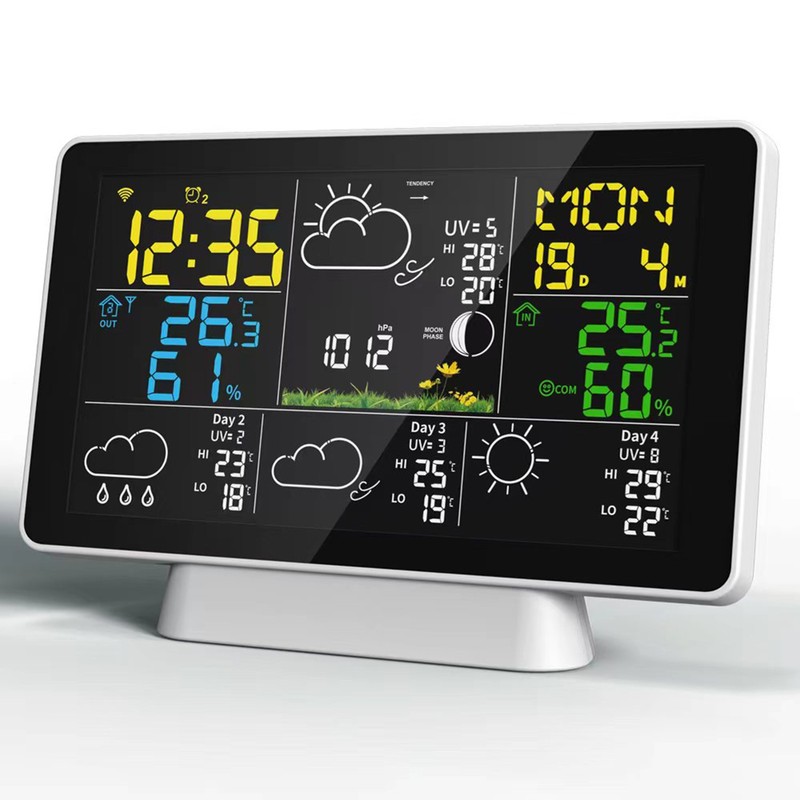 WIFI Weather Station Wireless Indoor Outdoor Hygrometer Thermometer Temperature Humidity