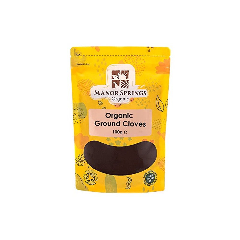 Organic Ground Cloves 100g by Manor Springs Organic