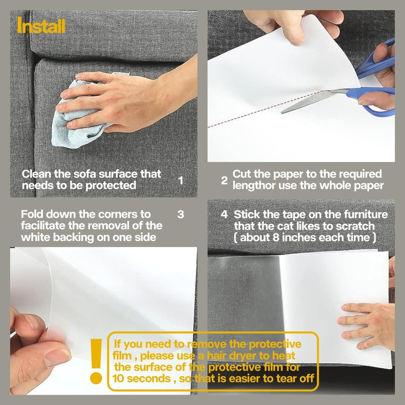 Anti Cat Couch Scratch Furniture Protector from Cat Scratching,Sofa Protector