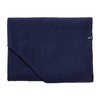 Enter the Complex® Women's Triangular Scarf 100% Merino Wool, navy