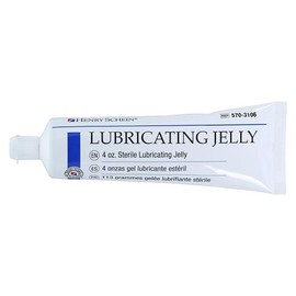 Henry Schein Sterile Lubricating Jelly – 4 oz Flip-Top Tube, Water-Soluble, Non-Greasy Formula for Medical and Personal Use, Convenient Single Tube for Easy Dispensing and Application