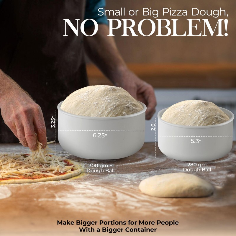 Southernsy Pizza Dough Proofing Box | 1300 ml and 700