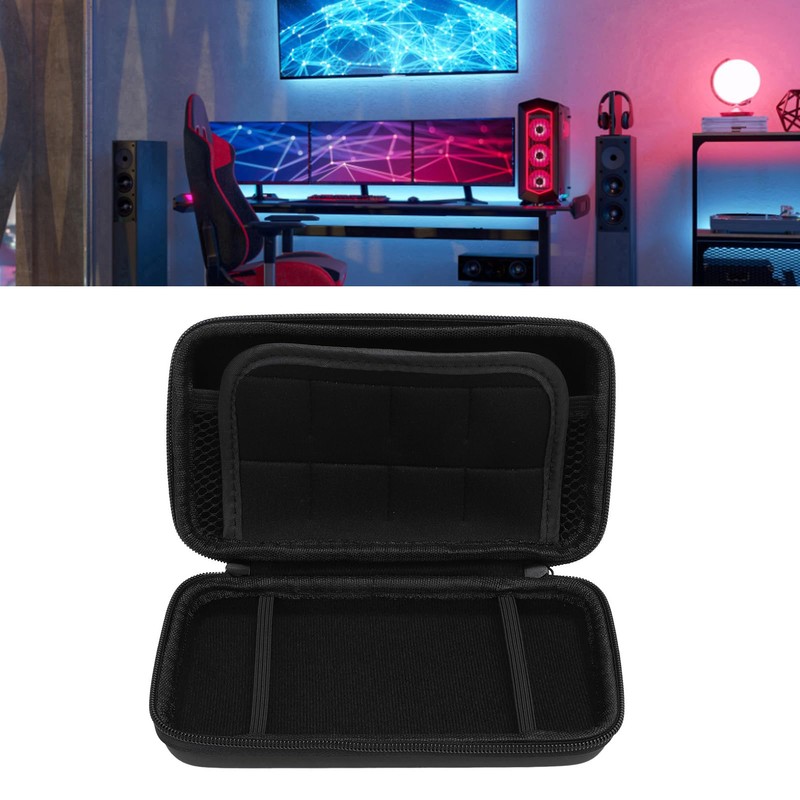 LICAEVEY Hard Shell Travel Case with 8 Game Slots &