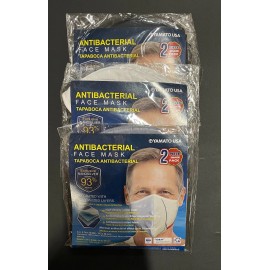 Fashion Adult 3D Fabric Masks, 3 Packs (2 per Pack), Random Colors