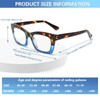 ZOECENT 6 Pack Oprah Style Reading Glasses for Women Blue