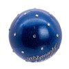 Kurt Adler 80mm Glass Happy Hanukkah Blue Ball Ornament
