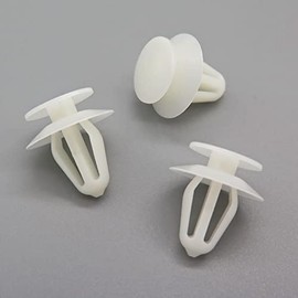 VVO Fasteners- White Plastic Rear Door Card Clips for Vauxhall Astra, Corsa, Meriva, Signum, Vectra, Zafira, (Pack of 10)