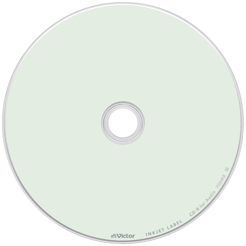 Victor AR80FPX20SJ1 CD-R for Music, 80 Minutes, 20 Pieces, Color