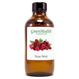 4 fl oz Rose Petals Fragrance Oil (Glass Bottle w/Cap) - GreenHealth