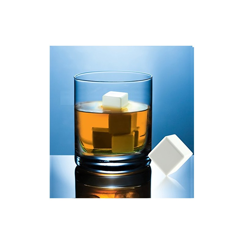 White Ice Whisky Stones -Set of 9 White Whisky Chilling