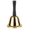 MROCO Gold Hand Bell, Steel Call Bell for Wedding, Adults,