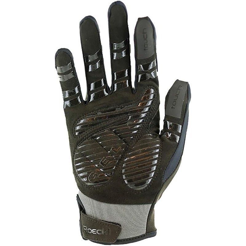 Roeckl Mori 2 Hurricane Cycling Gloves Grey/Fluo Yellow 8.5