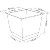 Prosper Plast DRLK165-S433 16.5 x 16.5 x 14.2 cm "Ratolla"
