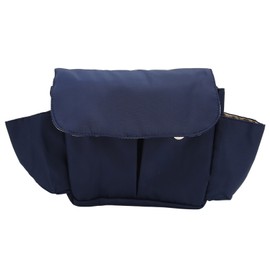Baby Stroller Organizer Waterproof Large Capacity Diapers Bag Multiple Pockets Nylon Accessories Storage Bag Dark Blue