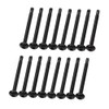 Alphacool NexXxos Fan Mounting Screw, M3 x 35mm, Black, 16-Pack